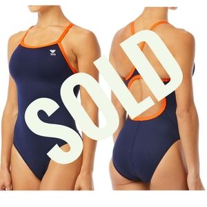🚫Sold🚫 TYR Hexa Diamond Fit Swimsuit | Blue | Size 34 NWT